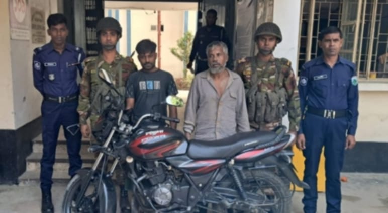 সিরাজগঞ্জের কাজিপুরে যৌথ অভিযানে ইয়াবাসহ দুইজন আটক